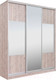 Миниатюра изображения товара Шкаф-купе Рэйгрупп 233 SSX Elgon РГ-01.06 (сосна натуральная/хром)