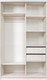 Миниатюра изображения товара Шкаф-купе Рэйгрупп 120 YYX Elgon РГ-06.04 (ясень снежный/хром)