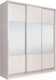 Миниатюра изображения товара Шкаф-купе Рэйгрупп 233 YYX Elgon РГ-01.01 (ясень снежный/хром)
