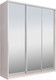 Миниатюра изображения товара Шкаф-купе Рэйгрупп 176 YYX Elgon РГ-03.04 (ясень снежный/хром)