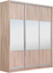 Миниатюра изображения товара Шкаф-купе Рэйгрупп 233 TTX Elgon РГ-01.01 (дуб торонто/хром)