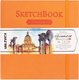 Миниатюра изображения товара Скетчбук Малевичъ Veroneze / 401472 (40л, оранжевый)