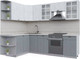 Миниатюра изображения товара Кухонный гарнитур Интерлиния Берес 1.7x2.6 левая (дуб полярный/дуб серый/травертин серый)