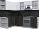 Миниатюра изображения товара Кухонный гарнитур Интерлиния Берес 1.7x2.5 левая (дуб английский/дуб полярный/кастилло темный)