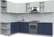 Миниатюра изображения товара Кухонный гарнитур Интерлиния Берес 1.7x2.9 левая (дуб снежный/дуб королевский/серый каспий)