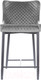 Миниатюра изображения товара Стул барный Signal Colin B H-2 Velvet (Bluvel 14 серый/черный)