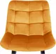 Миниатюра изображения товара Стул барный Signal Chic H-2 Velvet (Bluvel 68 карри/черный матовый)