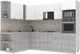 Миниатюра изображения товара Кухонный гарнитур Интерлиния Мила Лайт 1.88x2.8 левая (белый платинум/бетон/бискайская сосна)