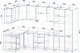 Миниатюра изображения товара Кухонный гарнитур Интерлиния Мила Лайт 1.68x3.2 правая (белый платинум/дуб серый/опал светлый)