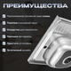 Миниатюра изображения товара Мойка кухонная Saniteco 6060-L (с сифоном)