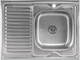 Миниатюра изображения товара Мойка кухонная Saniteco 8060S-R (с сифоном)