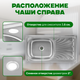 Миниатюра изображения товара Мойка кухонная Saniteco 7540-L