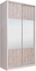 Миниатюра изображения товара Шкаф-купе Рэйгрупп 138 YSX Elgon РГ-05.01 (ясень снежный/сосна/хром)