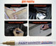 Миниатюра изображения товара Маркер перманентный MunHwa Extra Fine Paint Marker / EFPM-07 (золото)
