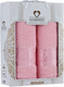 Миниатюра изображения товара Набор полотенец Two Dolphins Sevakin 50x90/70x140 / 10238 (розовый)