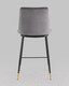 Миниатюра изображения товара Стул барный Stool Group Мелисса / FDC9055C DARK GREY FUT-81 (велюр темно-серый)