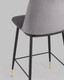 Миниатюра изображения товара Стул барный Stool Group Мелисса / FDC9055C DARK GREY FUT-81 (велюр темно-серый)