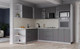 Миниатюра изображения товара Кухонный гарнитур Интерлиния Берес 1.88x2.4 ВТ левая (дуб серый/опал светлый)
