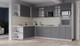 Миниатюра изображения товара Кухонный гарнитур Интерлиния Берес 1.88x2.8 ВТ левая (дуб серый/опал светлый)