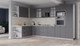 Миниатюра изображения товара Кухонный гарнитур Интерлиния Берес 1.88x3.2 ВТ левая (дуб серый/опал светлый)