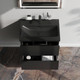 Миниатюра изображения товара Тумба под умывальник AM.PM Gem M90FHX06022BM (черный матовый)