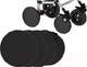 Миниатюра изображения товара Комплект чехлов для колес коляски Roxy-Kids RWC-2532-RT (черный)