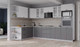 Миниатюра изображения товара Кухонный гарнитур Интерлиния Берес 1.88x3.0 ВТ левая (дуб полярный/дуб серый/травертин серый)