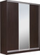 Миниатюра изображения товара Шкаф-купе Рэйгрупп 203 VVX Elgon РГ-02.02 (венге/хром)