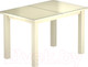 Миниатюра изображения товара Обеденный стол Васанти Плюс ВС-20 120/160x80М (бежевый матовый)