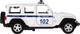 Миниатюра изображения товара Автомобиль игрушечный Технопарк Jeep Wrangler Sahara Полиция / SAHARA5D-12POL-WH