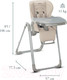Миниатюра изображения товара Стульчик для кормления Inglesina My Time / AZ91K9SGA (Sugar)