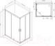 Миниатюра изображения товара Душевой уголок AM.PM Gem W90G-404-100280-BT