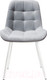 Миниатюра изображения товара Стул Олмеко Кварта (велюр тенерифе грей/белый)