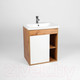 Миниатюра изображения товара Тумба под умывальник Viant Бостон Como 60 / VBOS60CO-T1STP