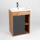 Миниатюра изображения товара Тумба под умывальник Viant Бостон Como 50 / VBOS50COG-T1STP