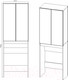 Миниатюра изображения товара Шкаф для ванной Viant Бостон / VBOS645-SHSM