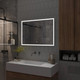 Миниатюра изображения товара Зеркало Континент Frame White Led 80x60