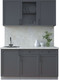 Миниатюра изображения товара Кухонный гарнитур Интерлиния Тренд 1.5А (пепел/пепел/опал светлый)