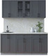 Миниатюра изображения товара Кухонный гарнитур Интерлиния Тренд 1.8А (пепел/пепел/опал светлый)