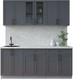 Миниатюра изображения товара Кухонный гарнитур Интерлиния Тренд 1.9А (пепел/пепел/опал светлый)