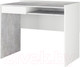 Миниатюра изображения товара Письменный стол Аквилон СТК №30 (белое сияние/цемент светлый)