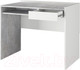 Миниатюра изображения товара Письменный стол Аквилон СТК №30 (белое сияние/цемент светлый)
