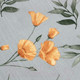 Миниатюра изображения товара Комплект штор Этель Yellow Poppies / 9322484 (149x180, 2шт, с подхватами)