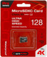 Миниатюра изображения товара Карта памяти Qumo microSDXC 128GB Q33344 (QM128GMICSDXC10U3NA)