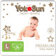 Миниатюра изображения товара Подгузники детские YokoSun Premium L 9-13кг (54шт)