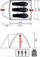 Миниатюра изображения товара Палатка Premier Fishing Torino-3 / PR T-3