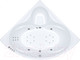 Миниатюра изображения товара Ванна акриловая Triton Сабина 160x160 Экстра Люкс Flat (с гидромассажем)