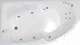 Миниатюра изображения товара Ванна акриловая Triton София 170x95 L Комфорт Flat (с гидромассажем)