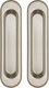 Миниатюра изображения товара Ручка дверная ДДФ SH.SL152.010 Soft Line SL-010 SN (матовый никель)