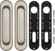 Миниатюра изображения товара Ручка дверная ДДФ SH.SL152.010 Soft Line SL-010 SN (матовый никель)